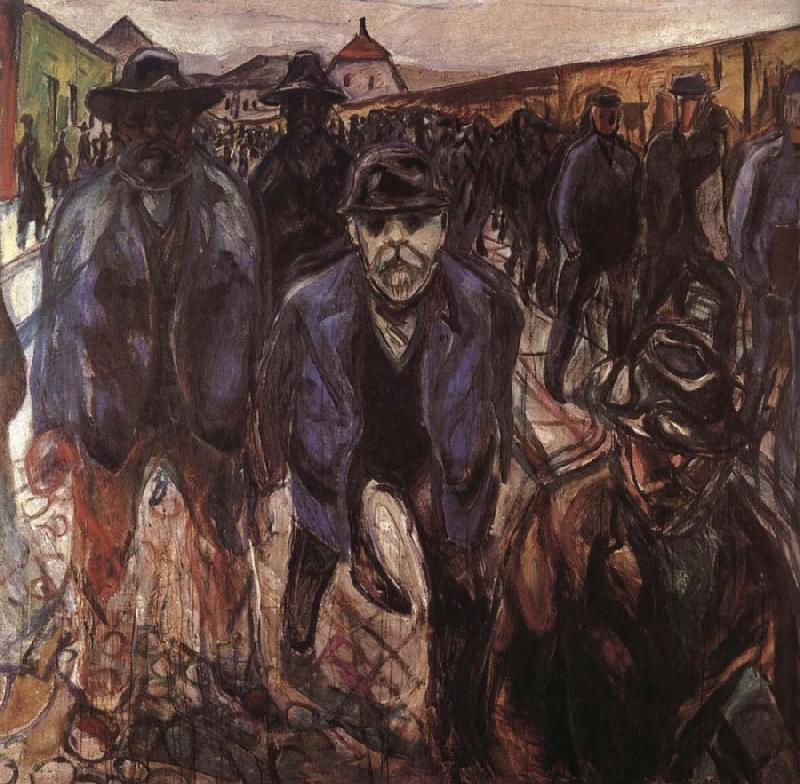 Edvard Munch The worker on the way home
